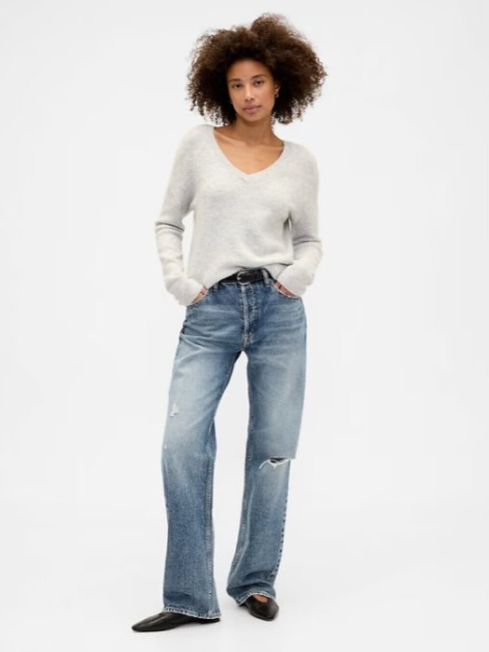 GAP Relaxed Straight Blue Denim Jeans